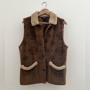 Vintage Woolrich Tan Button Up Vest